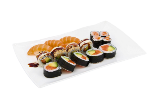 802. Lachs Bento